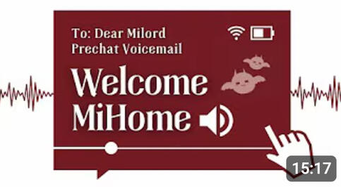 WelcomeMiHome 2 - 2nd voicemail project for Milord's break